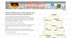 Desktop Screenshot of ddr-museum-muehltroff.de
